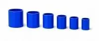 Silikonschlauch&nbsp;Verbinder&nbsp;blau