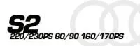 S2&nbsp;220/230PS&nbsp;80/90&nbsp;160/170PS