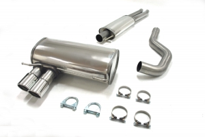 Sportauspuff für BMW 325, 330i E90 / E91 / E92 70mm aus Edelstahl mit EG-Genehmigung (eintragungsfrei)