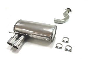 Sports Exhaust for BMW 325i, 330i E90 / E91 / E92 70mm made of stainless steel with EC approval (no registration required)