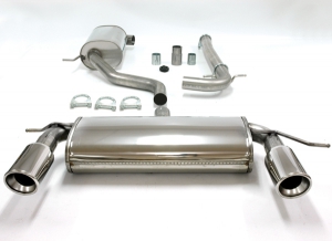 Exhaust system Sport exhaust for Golf 5 GTI 2.0 1.6 TFSI 1.9 2.0 TDI ø 63.5mm stainless steel