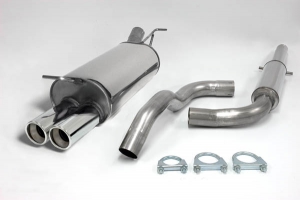 Sports exhaust for Audi A3 8L New Beetle 1.8T, 1.6L, 1.9 TDI ø 63.5mm with EC approval (no need for registration) Stainless Steel