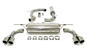 Sport exhaust for Golf 7 1.2 1.4 TSI ø 76mm Stainless Steel Duplex