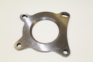 Exhaust manifold flange 2.0 TFSI made of steel ID ø 74mm for Audi A3 8P, Seat Leon Cupra R, Golf 5, 6 R GTI