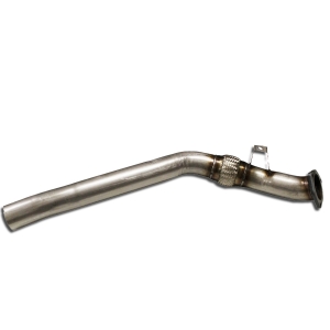 Downpipe for Audi A4 A6 1.8T B6 Quattro ø 76mm 3 made of stainless steel with interlock flex pipe