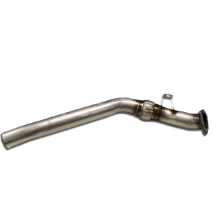 Downpipe für Audi A4 A6 1.8T B6 Quattro ø 76mm 3 aus Edelstahl mit Interlock Flexrohr