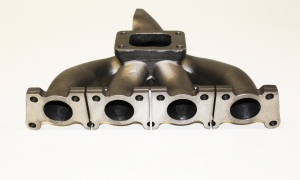 Turbokrümmer TOP-Mount für Audi S3, A3, TT, Seat Leon, VW Golf 4 1.8T Stoßaufladungs Gusskrümmer T3 Flansch