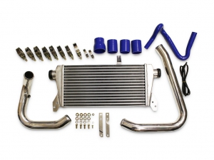 Ladeluftkühler kit für Audi A4, A6 1.8T B5 C5 + Passat 3B bis 10% Mehrleistung ø 51mm Rohrdurchmesser