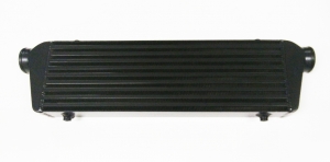 Intercooler 550x230x65mm Aluminium - 57.5mm Connections, up to 5 Bar, black