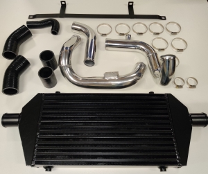 Upgrade Ladeluftkühler Kit für Audi A4, A6 1.8T B6 schwarz