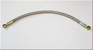 Steel Flex water hose approx. 50cm D08 with M14 eyelet on both sides