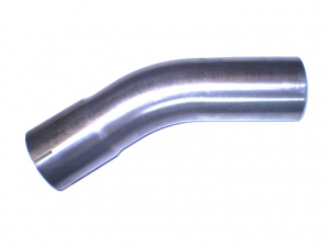 Stainless Steel Pipe Bend 30° ø 63.5mm 2.5 for Exhaust Leg Length 250mm x 1.5mm Thickness