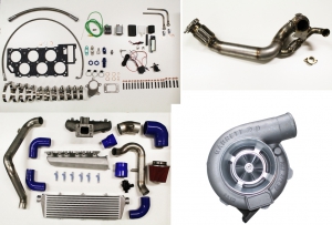 Golf 3 VR6 Turbo Kit complete Garrett GT30 or GT35 + ready to install plug and play up to 400PS