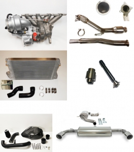 Upgrade Turbo Kit 2.0 TFSI A3 S3 8P, TT 8J, Leon 1P, Octavia 1Z, Golf 5, 6 R, GTI, Scirocco, T6, EOS with TÜV up to 380PS