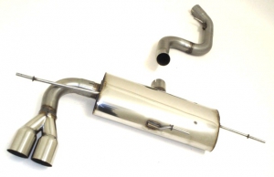 FMS Sports Exhaust Silencer Audi Q3 8U Quattro 2.0 TFSI TDI S-Line Stainless Steel with EC Approval (No Registration Required)