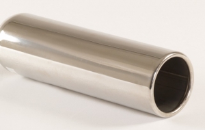 End Pipe 30 - 70mm round flared Stainless Steel
