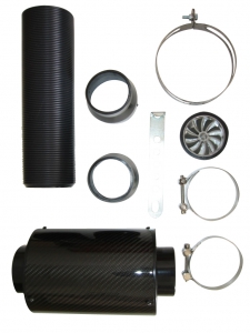 Carbonlook Airbox Luftfilter 76mm connections Cold air intake