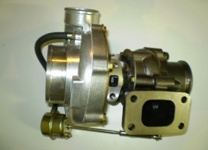 Turbolader T3/T70 400PS mit Wastegate 70A/R-48A/R 360° Renngelagert T3 Flansch