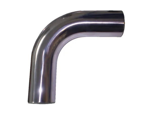 Alurohrbogen 90° ø 70mm - L 350mm - 2mm Wandstärke schweißbar