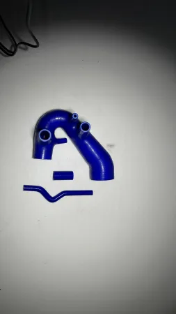 Ansaugschlauch aus Silikon für Audi A4, A6 Passat 1.8T B5 + B6 150PS blau / MIT Schellenset