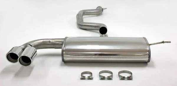 Auspuffanlage/Sportauspuff für Audi TT 160-200PS 8J 2WD 1.8-2.0T ø 76mm Edelstahl