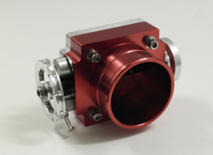 Throttle body inner ø 80mm made of aluminum for VR6 R32 16v 1.8T Turbo etc., silver