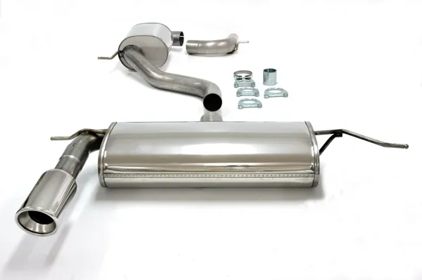 Edelstahl Sportauspuffanlage 1x100 mm für Golf V GTi/GTi Edition 30 2.0TFSi EG-Genehmigung