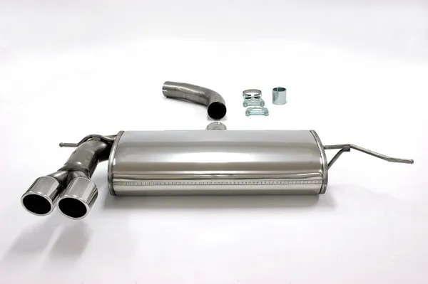Edelstahl Sportendtopf 2x80 mm für Golf V 1.4TSi/1.4TSi GT EG-Genehmigung