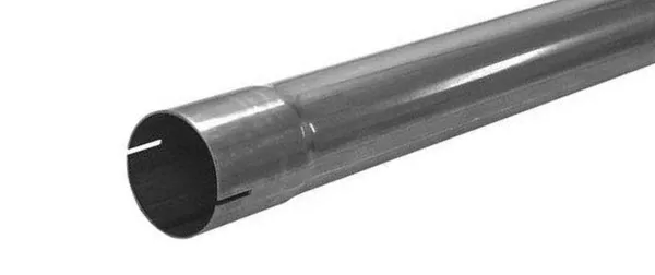 Edelstahlrohr für Auspuff ø 63,5mm 2,5" Länge 1 Meter x 1,5mm Wandstärke