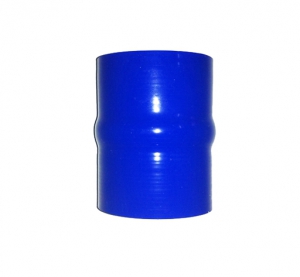 Silicone bellows connector 60mm inner diameter blue 4-ply 5mm wall thickness