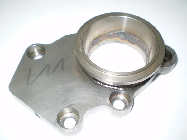 Flansch für Fiat Coupe 20v an original Hosenrohr für GT2554R GT2560R GT28R GT28RS GT2871R GT2876R GT3071R GTR-2871 Edelstahl