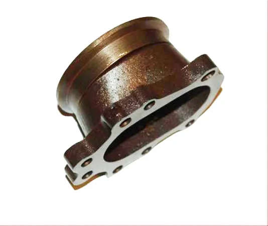 Flansch für Hosenrohr für GT2554R GT2560R GT28R GT28RS GT2871R GT2876R GT3071R GTR-2871 mit 63,5mm V-Bandanschluss Guss