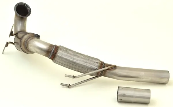 FMS Hosenrohr / Downpipe für Audi A3 8v, Seat Leon III, Golf 7 GTI 2.0 TFSI ø 76mm Edelstahl mit EG-Betriebserlaubnis