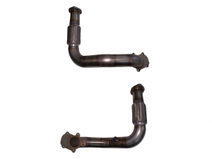 Downpipe ø 60mm for Fiat Punto GT with GTR-25 turbocharger made of stainless steel