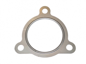 Metal gasket for turbocharger K03 on the exhaust side with 3-holes