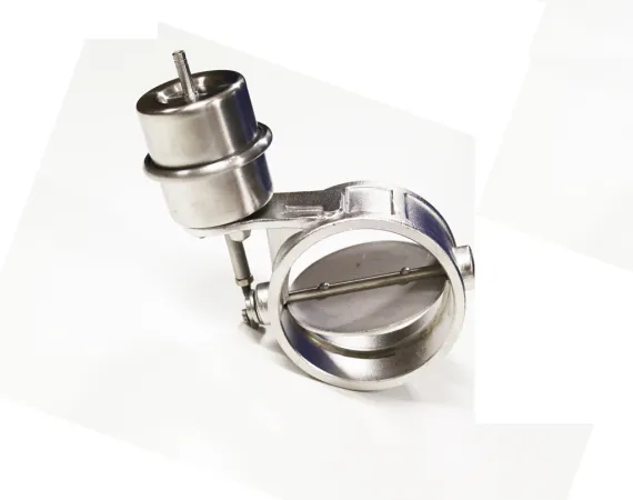 Klappensteuerung ø 89mm 3,5" geöffnet, druckgesteuerte Auspuffklappe Edelstahl