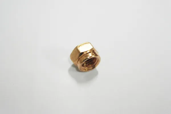 Kupfermutter M8 Muter aus Kupfer mit 12er Schlüsselweite SW