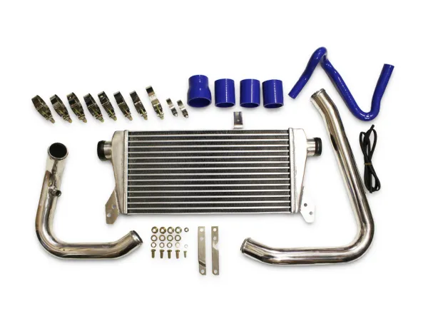 Ladeluftkühler Kit - FMIC für Audi A4, A6 1.8T B5 C5 + Passat 3B bis 10% Mehrleistung ø 51mm Rohrdurchmesser