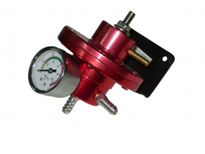 Fuel pressure regulator boost-dependent for turbo conversions