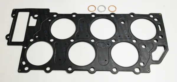 Metall Zylinderkopfdichtung mit Verdichtungsreduzierung VR6 7,9:1 4.6mm mit Hülse Reinz / Elring