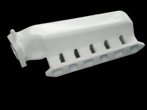R32 Turbo Short Intake Manifold, Outlet Side Made of Cast Aluminum, White