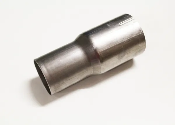 Reduziermuffe für Auspuff/Downpipe Stahl 76mm innen (79mm außen) auf innen 52mm (55mm außen) L 150mm