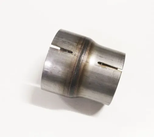 Reduziermuffe für Auspuff/Downpipe Stahl 89mm innen (92mm außen) auf 76mm innen (79mm außen) L 100mm