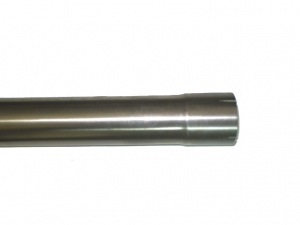 Stainless steel pipe for exhaust ø 76mm 3 Length 1 meter x 1.5mm wall thickness on one side.