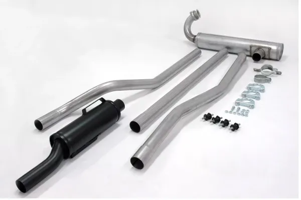 Simons Aluminisierte Sportauspuffanlage 50,8 mm für SAAB 93/96 Zweitaktmotor