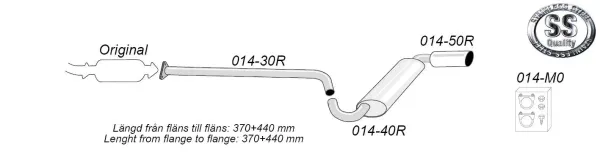 Simons Edelstahl Sportauspuff für Mazda MX-5, Miata Coupe & Cabrio ab 92
