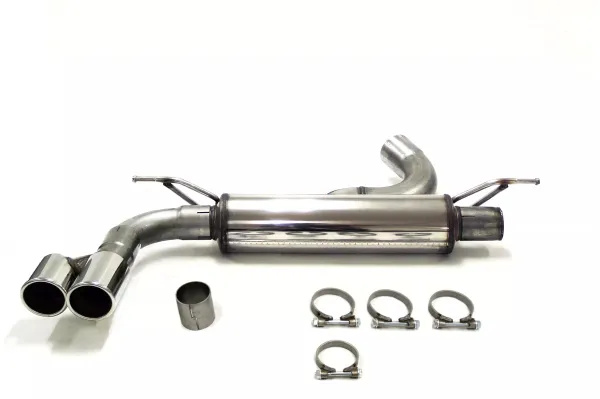 Simons Edelstahl Sportauspuffanlage 2x 80 mm für BMW F36 420D