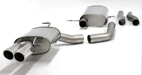 Simons Edelstahl Sportauspuffanlage 2x80 mm für Audi A4 (B8) 2wd/Quattro Limousine/Avant/Allroad/Kombi 1.8T/2.0T