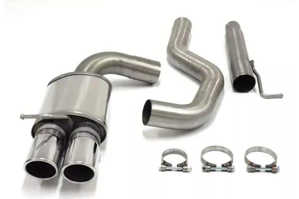 Simons Edelstahl Sportauspuffanlage 2x80 mm für BMW E91 316D, 318D, 320D