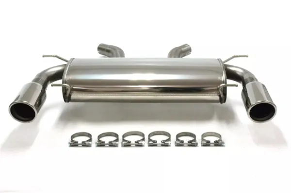 Simons Edelstahl Sportauspuffanlage Duplex 100 mm für BMW E90 335i